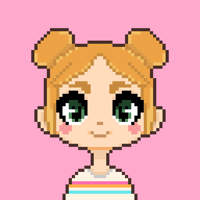 Pixel art self portrait